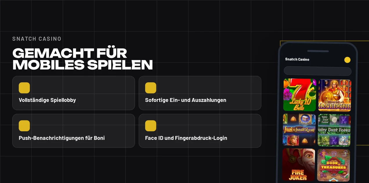 Nutze mobile App-Funktionen